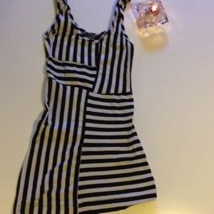 Striped Long Cami